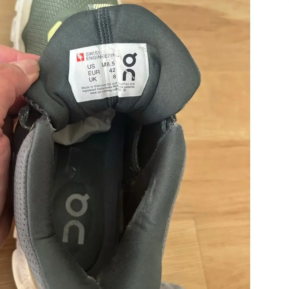 ON Men's Cloud Hi Edge Running Sneaker Athletic Shoes Kelp/Ivy Size 8.5M $210 - Picture 11 of 11